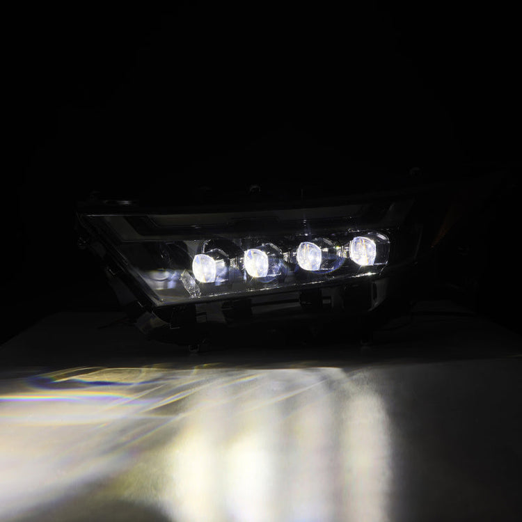 AlphaRex 19-23 Toyota RAV4 (High Trim) NOVA LED Projector Headlights Alpha-Black 880869